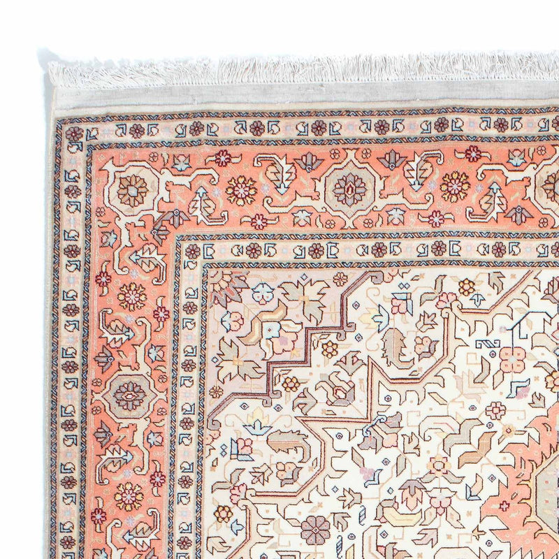 Perzisch tapijt - Tabriz - Royal - 216 x 153 cm - beige