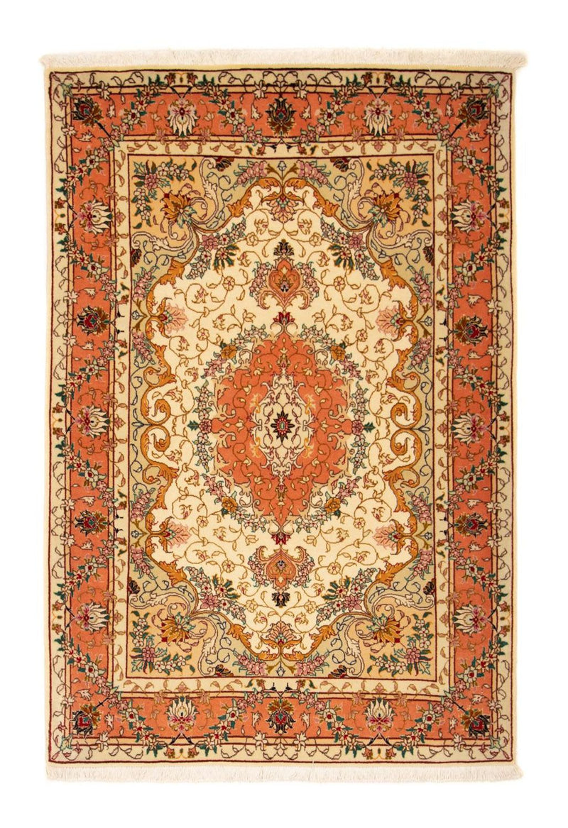 Perzisch tapijt - Tabriz - Royal - 153 x 102 cm - beige