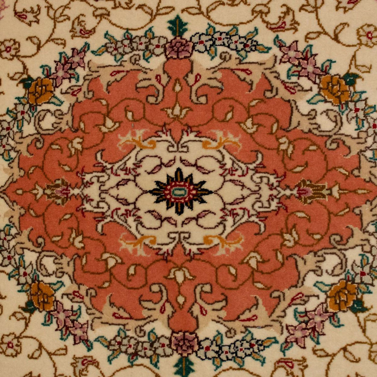 Perzisch tapijt - Tabriz - Royal - 153 x 102 cm - beige