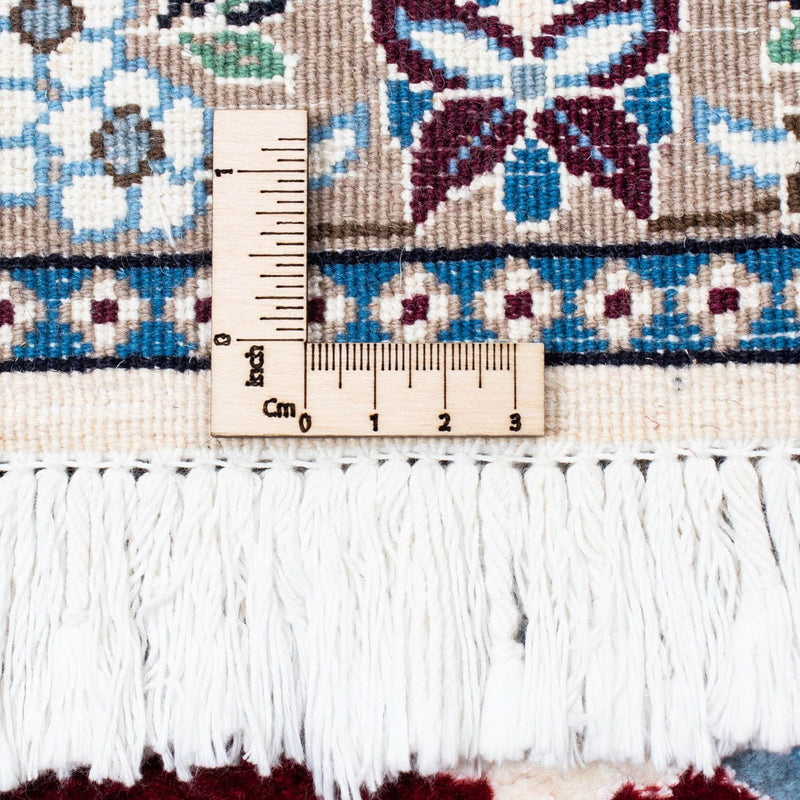 Perzisch tapijt - Nain - Koninklijk - 288 x 202 cm - donkerrood