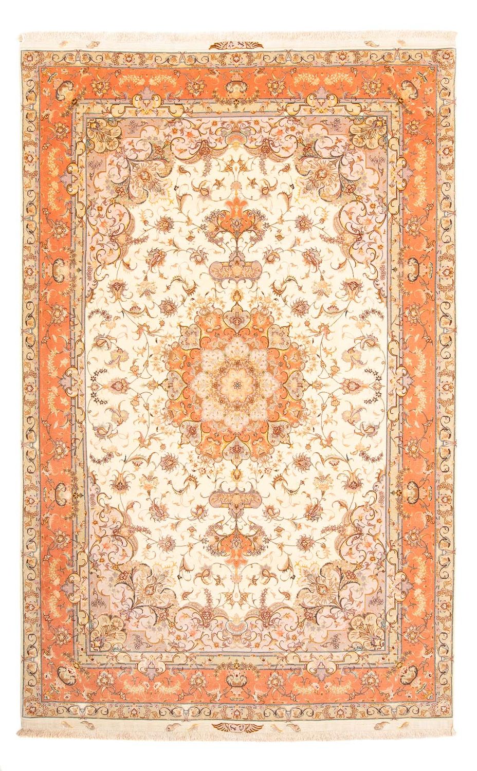 Perzisch tapijt - Tabriz - 303 x 199 cm - beige