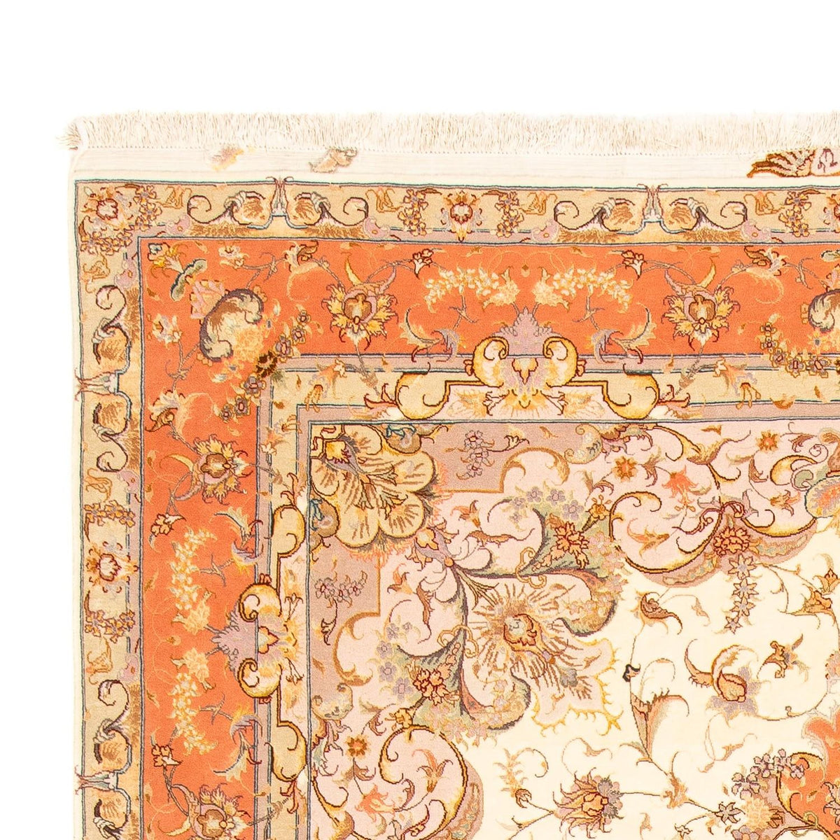 Perzisch tapijt - Tabriz - 303 x 199 cm - beige