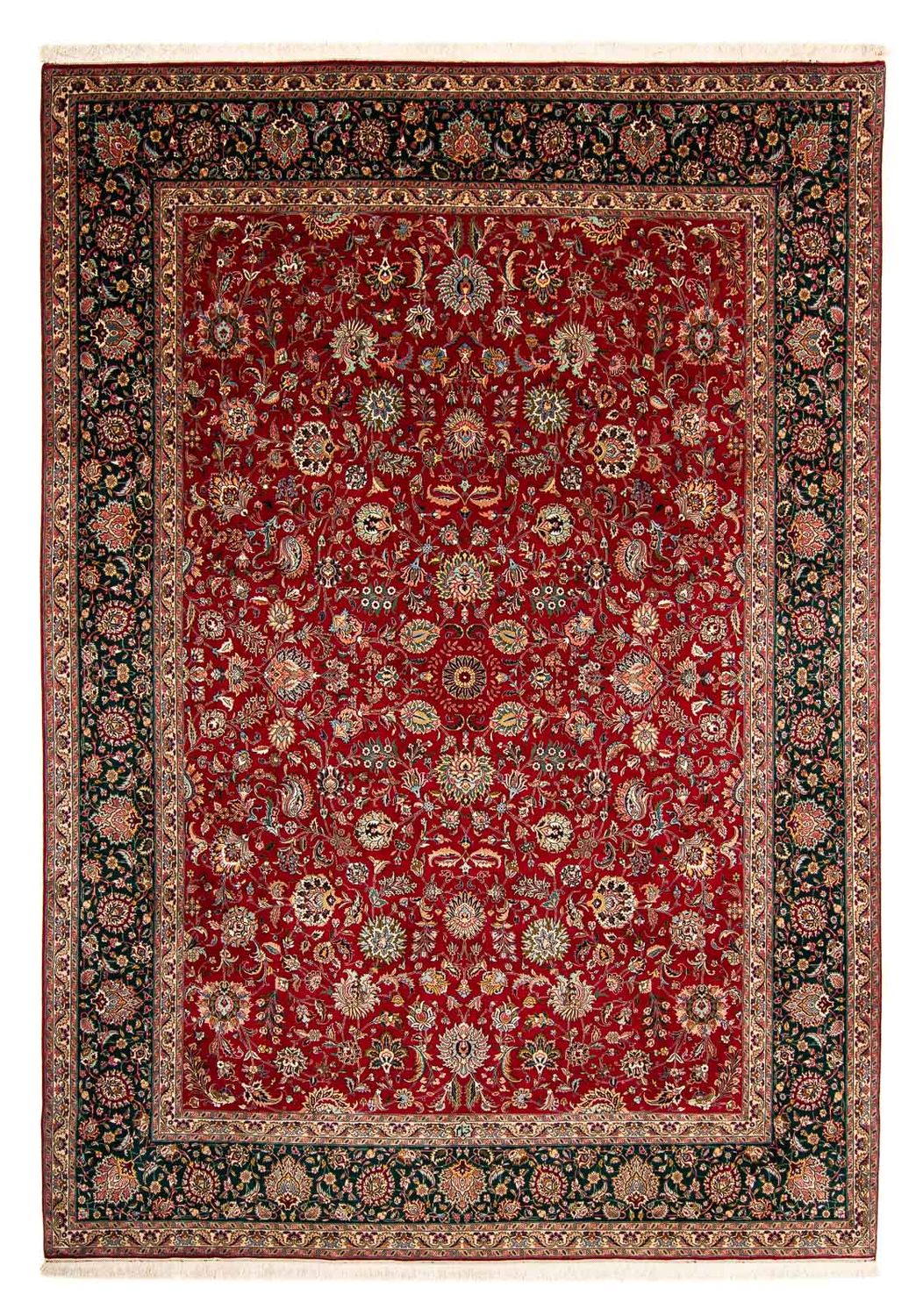 Perzisch tapijt - Tabriz - Royal - 388 x 286 cm - donkerrood