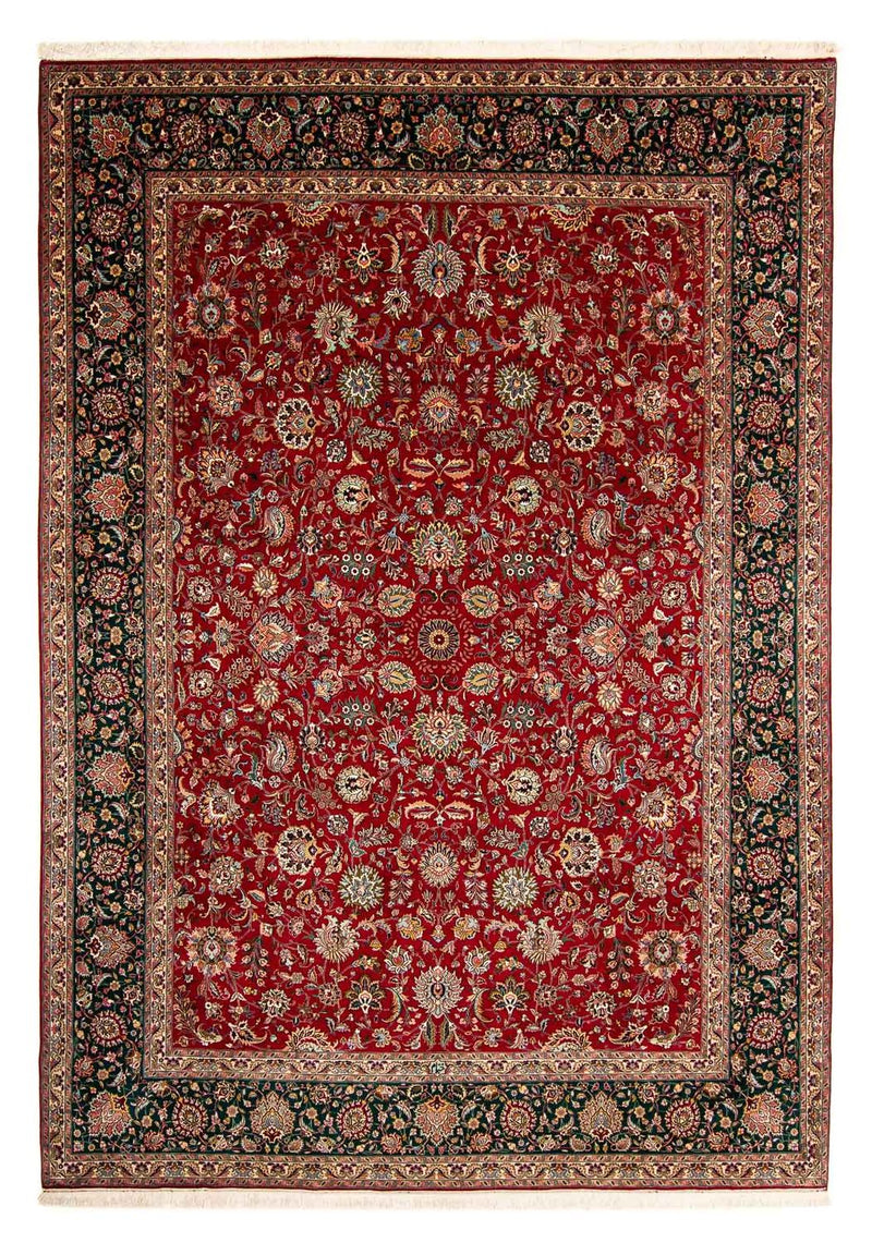 Perzisch tapijt - Tabriz - Royal - 388 x 286 cm - donkerrood