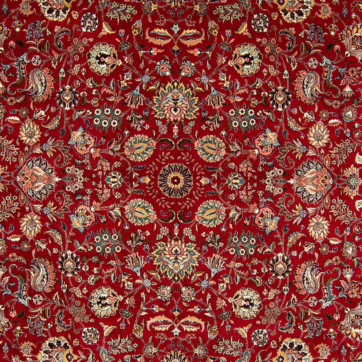 Perzisch tapijt - Tabriz - Royal - 388 x 286 cm - donkerrood