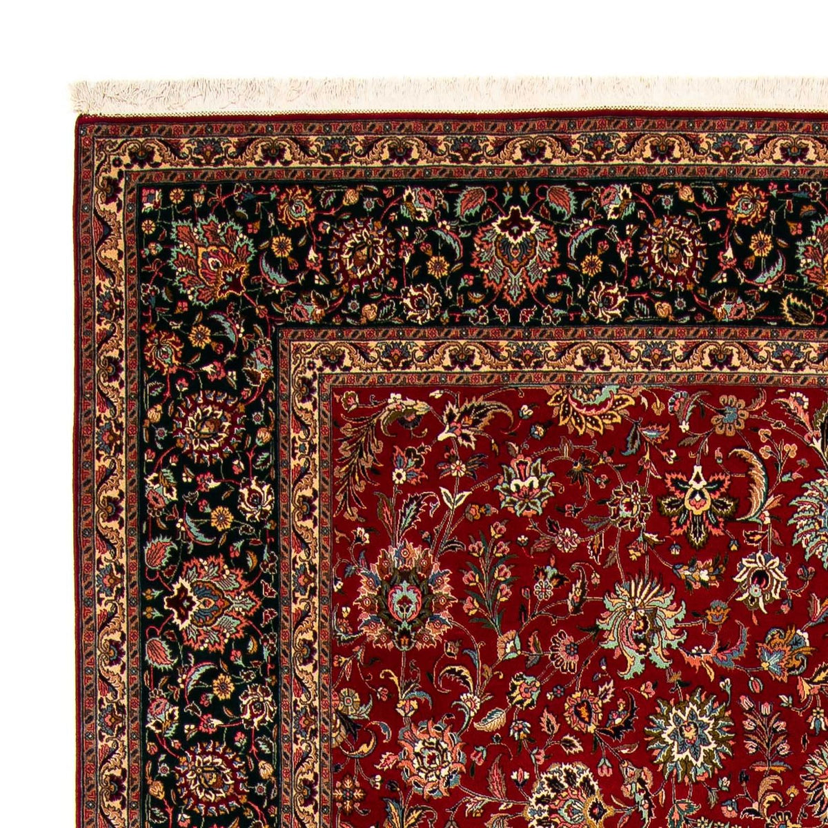 Perzisch tapijt - Tabriz - Royal - 388 x 286 cm - donkerrood