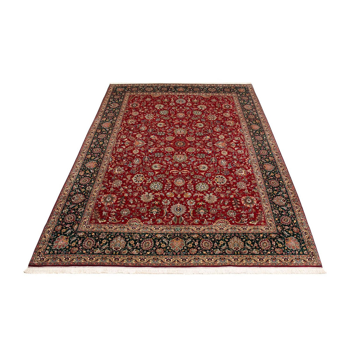 Perzisch tapijt - Tabriz - Royal - 388 x 286 cm - donkerrood
