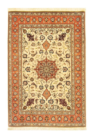 Perzisch tapijt - Tabriz - Royal - 151 x 102 cm - beige