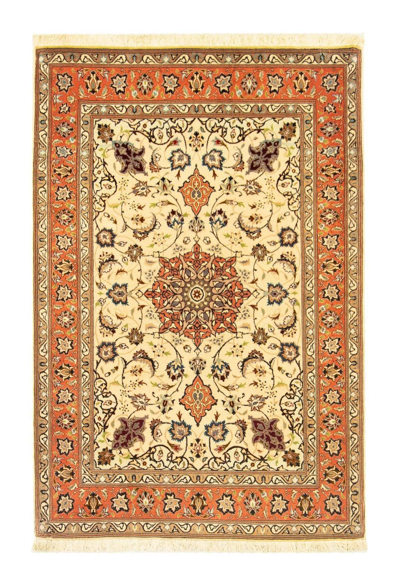 Perzisch tapijt - Tabriz - Royal - 151 x 102 cm - beige