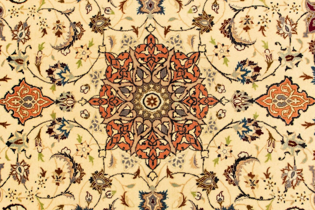Perzisch tapijt - Tabriz - Royal - 151 x 102 cm - beige