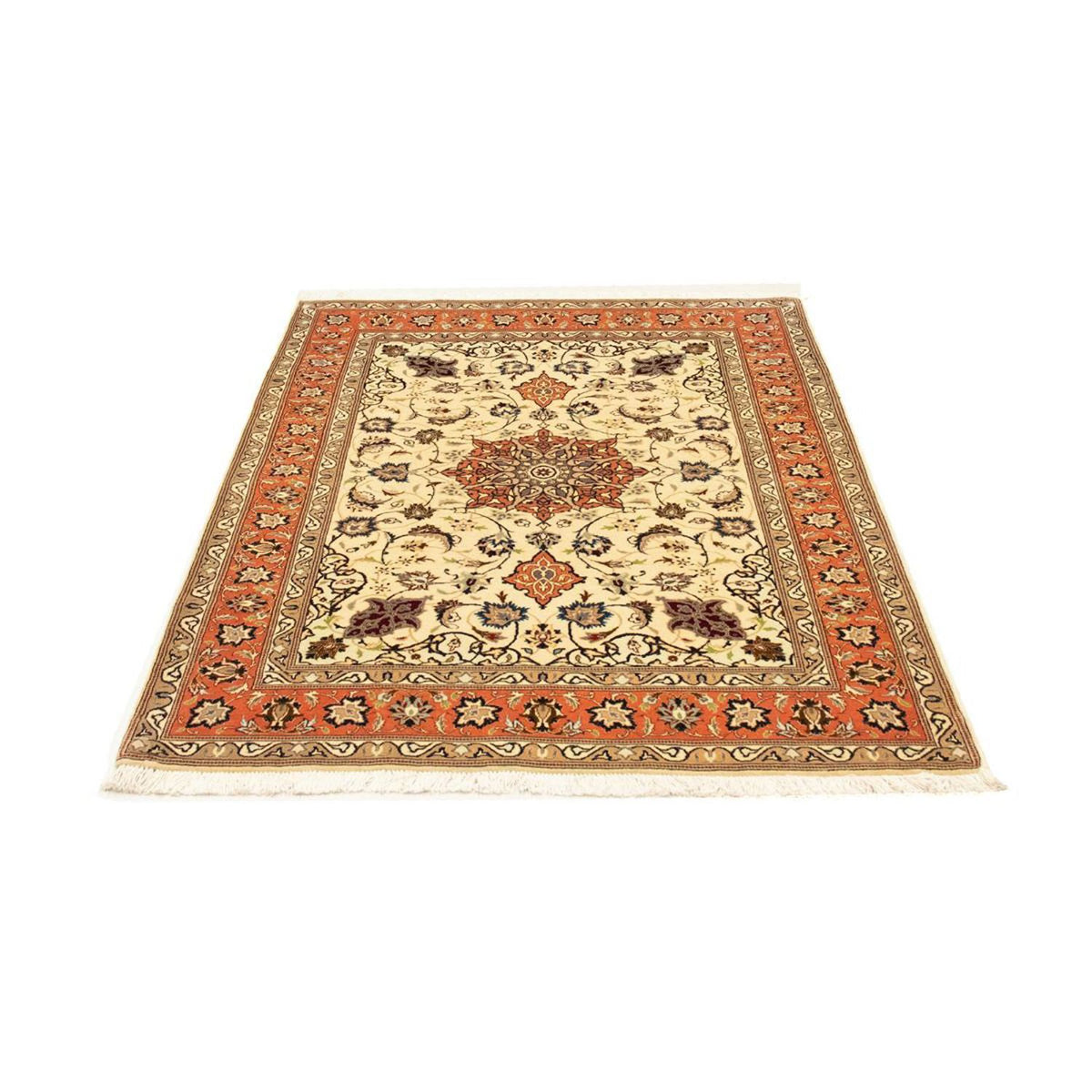 Perzisch tapijt - Tabriz - Royal - 151 x 102 cm - beige