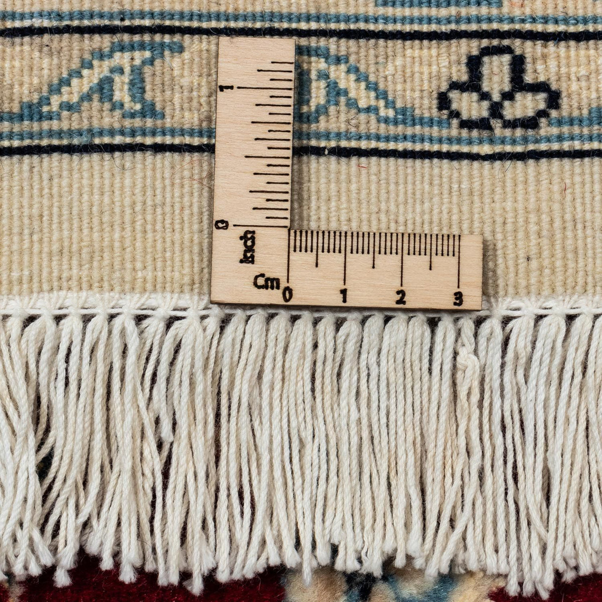 Perzisch tapijt - Nain - Koninklijk - 342 x 250 cm - donkerrood