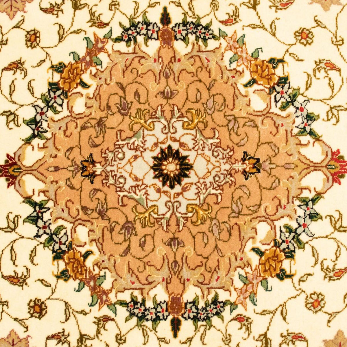 Perzisch tapijt - Tabriz - Royal - 150 x 103 cm - beige
