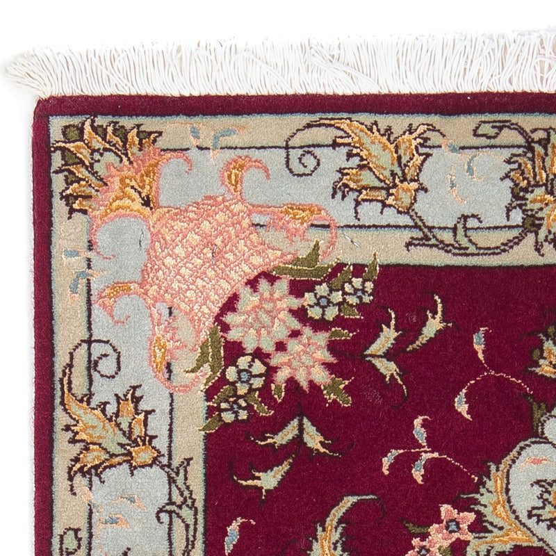 Perzisch tapijt - Tabriz - Royal - 90 x 60 cm - donkerrood