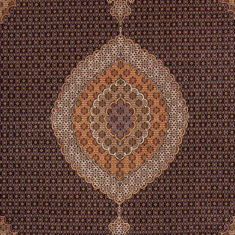 Perzisch tapijt - Tabriz - 395 x 303 cm - lichtbruin