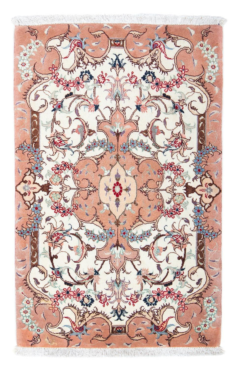 Perzisch tapijt - Tabriz - Royal - 90 x 60 cm - beige