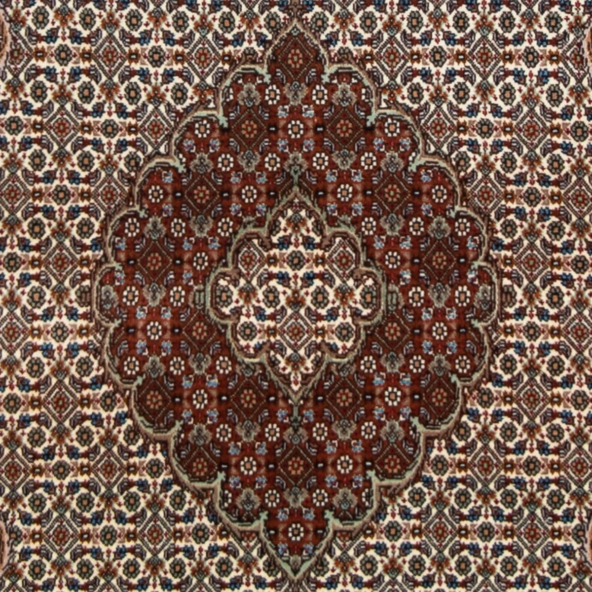 Perzisch tapijt - Tabriz - Royal - 144 x 100 cm - beige