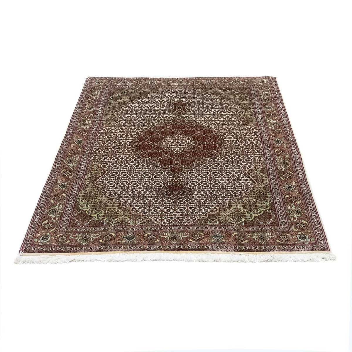 Perzisch tapijt - Tabriz - Royal - 144 x 100 cm - beige