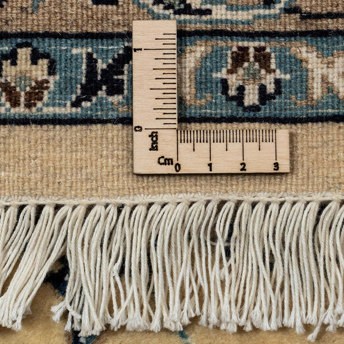 Perzisch tapijt - Nain - Koninklijk - 345 x 244 cm - beige