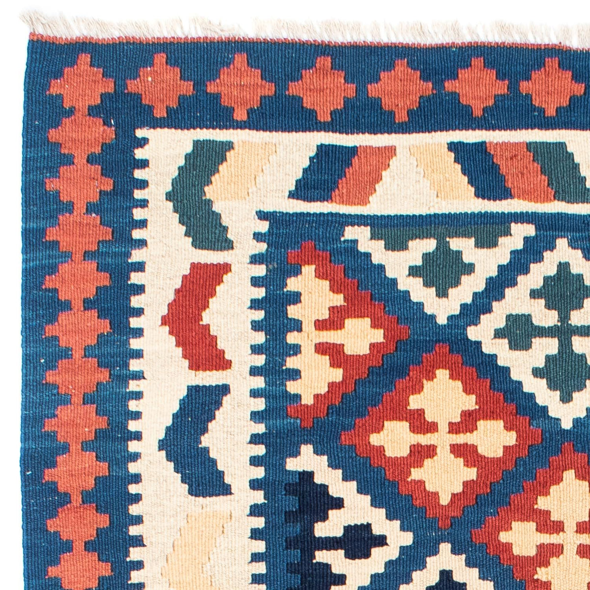 Kelim tapijt - Oosters - 170 x 128 cm - blauw