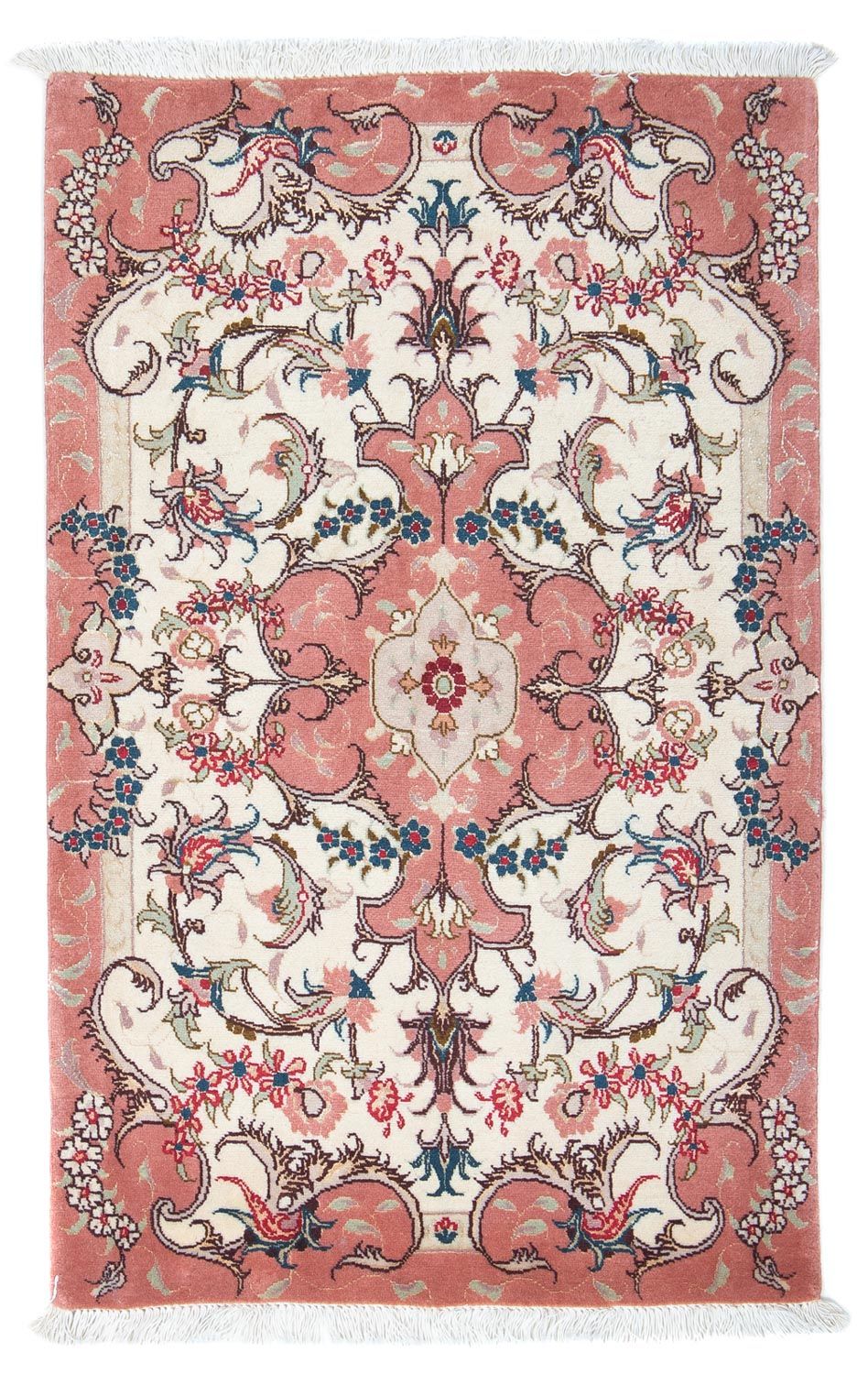 Perzisch tapijt - Tabriz - Royal - 90 x 60 cm - beige