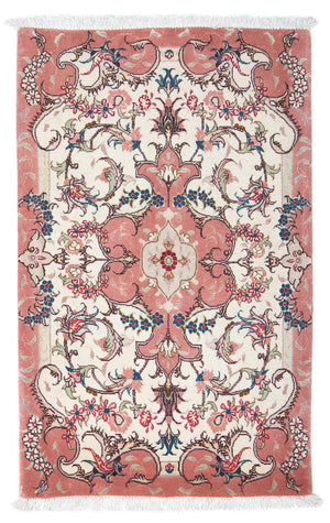 Perzisch tapijt - Tabriz - Royal - 90 x 60 cm - beige