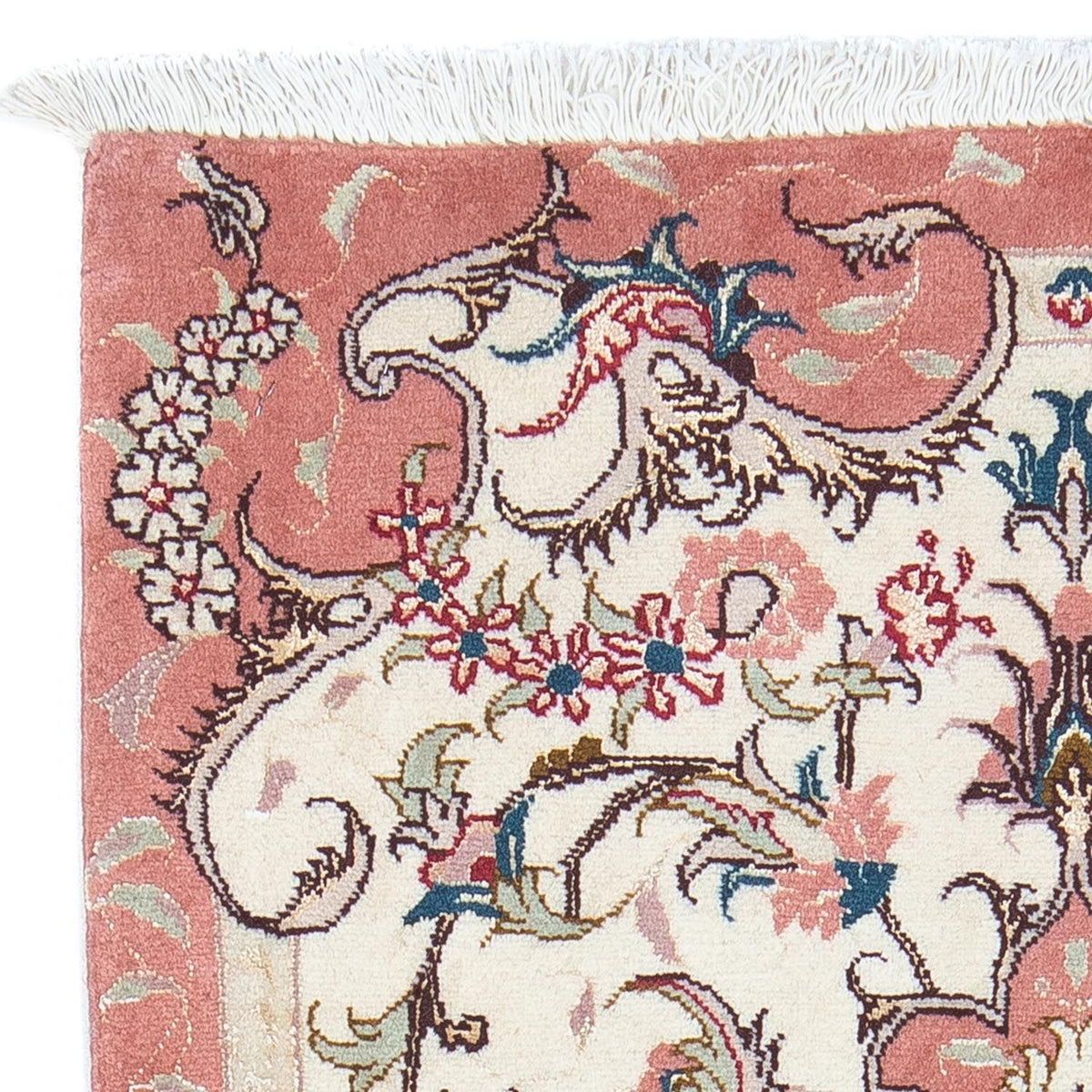 Perzisch tapijt - Tabriz - Royal - 90 x 60 cm - beige