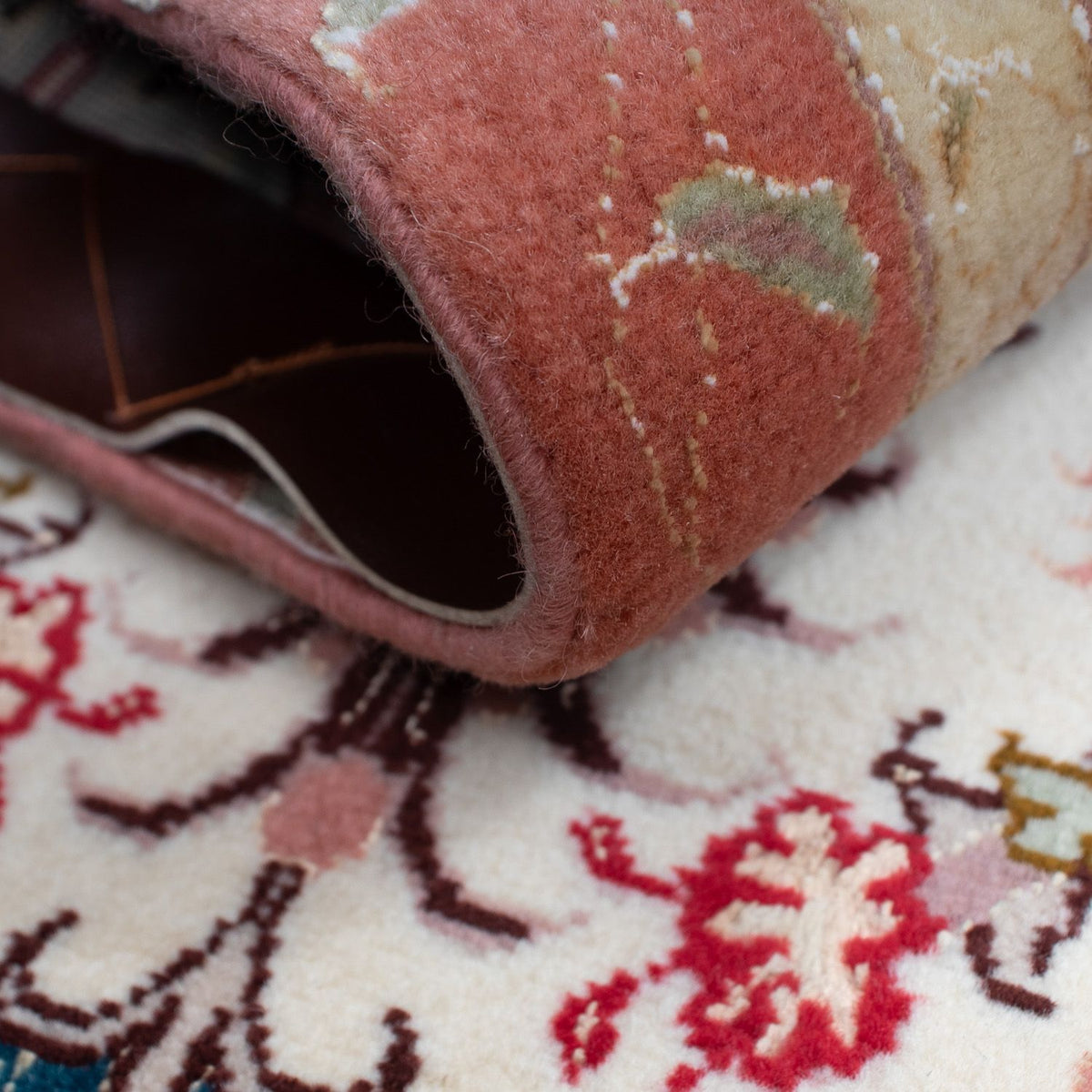 Perzisch tapijt - Tabriz - Royal - 90 x 60 cm - beige