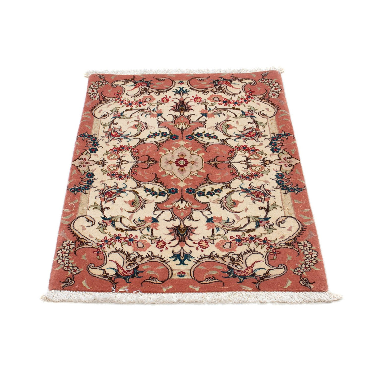 Perzisch tapijt - Tabriz - Royal - 90 x 60 cm - beige