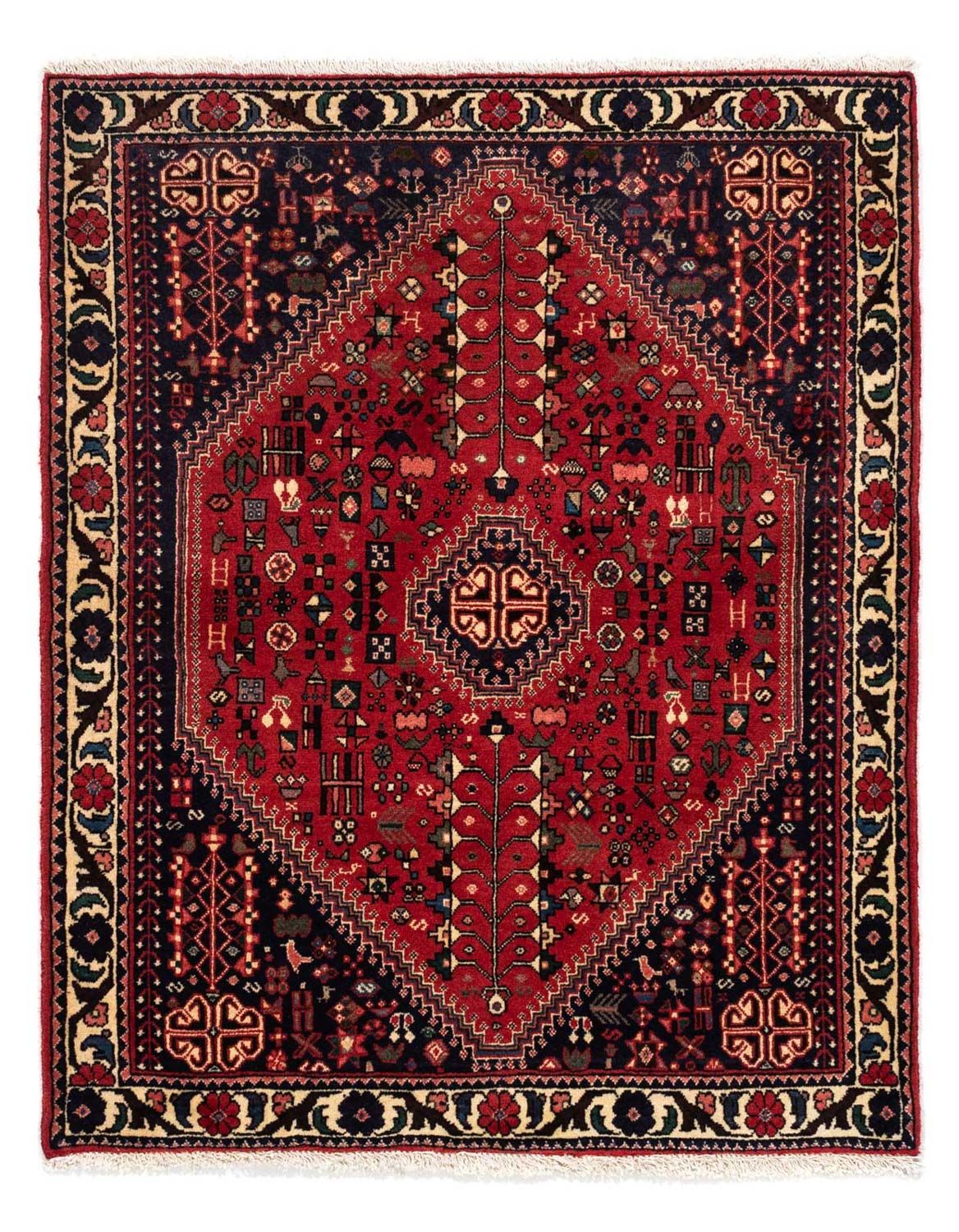 Perzisch Tapijt - Nomadisch - 135 x 104 cm - donkerblauw