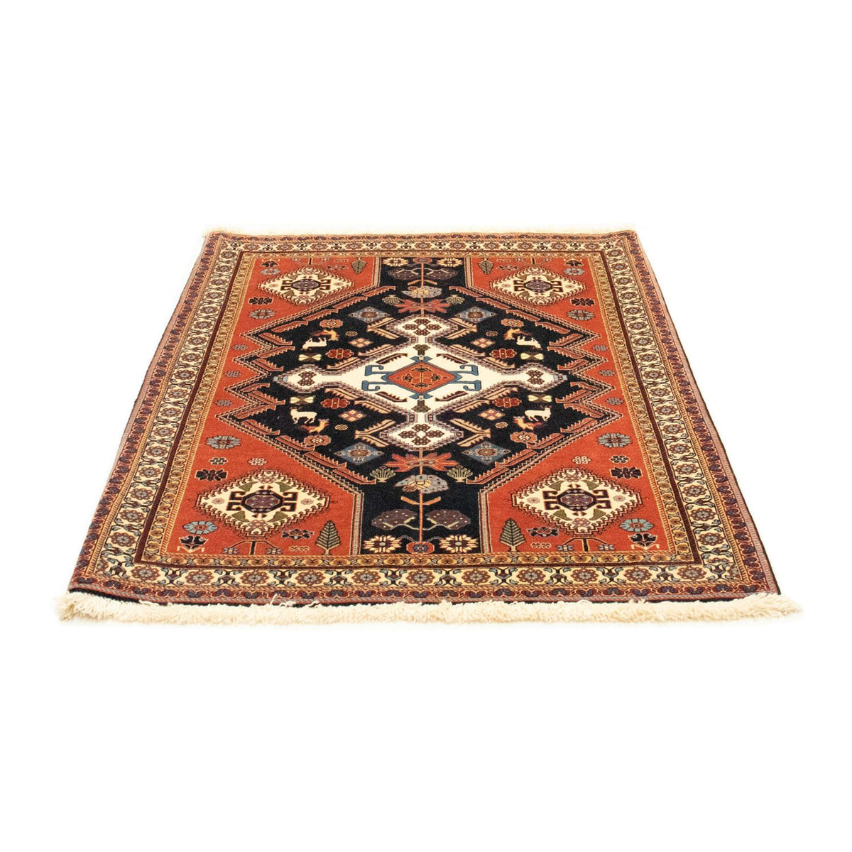 Perzisch Tapijt - Nomadisch - 152 x 113 cm - donkerblauw