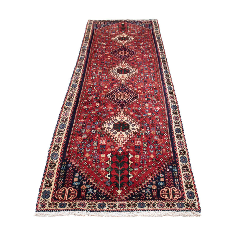 Loper Perzisch Tapijt - Nomadisch - 297 x 77 cm - donkerrood