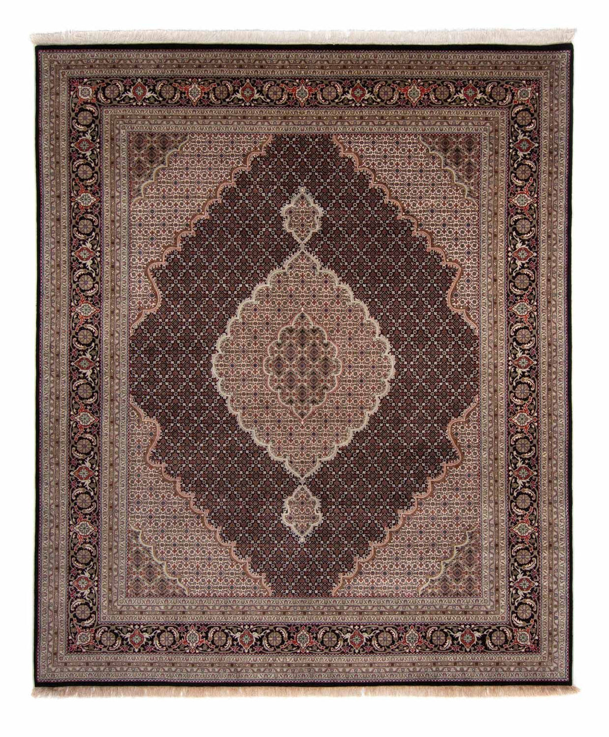 Perzisch tapijt - Tabriz - 303 x 249 cm - donkerblauw