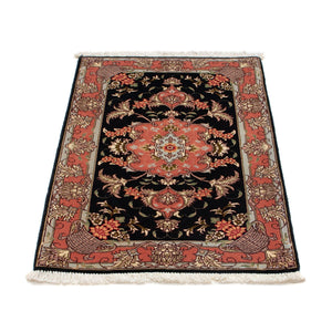Perzisch tapijt - Tabriz - Royal - 90 x 60 cm - donkerblauw