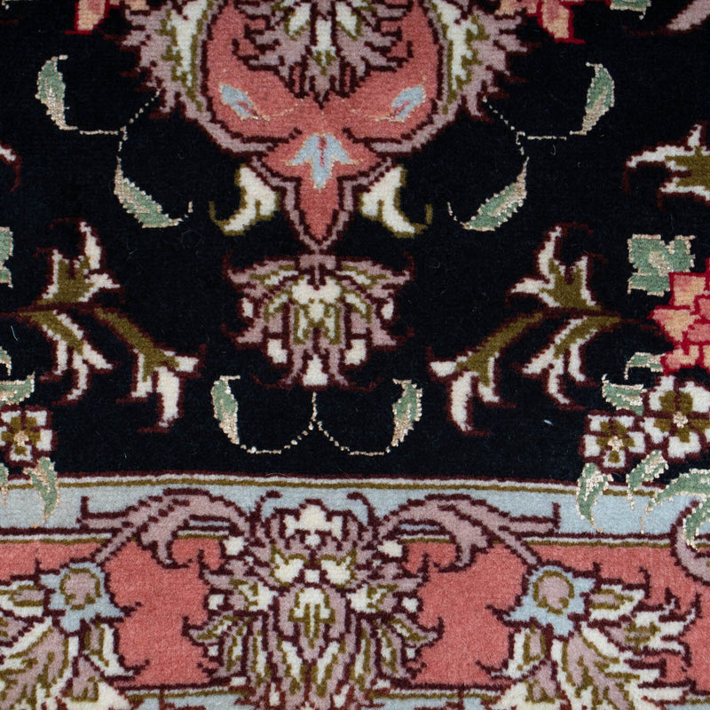 Perzisch tapijt - Tabriz - Royal - 90 x 60 cm - donkerblauw