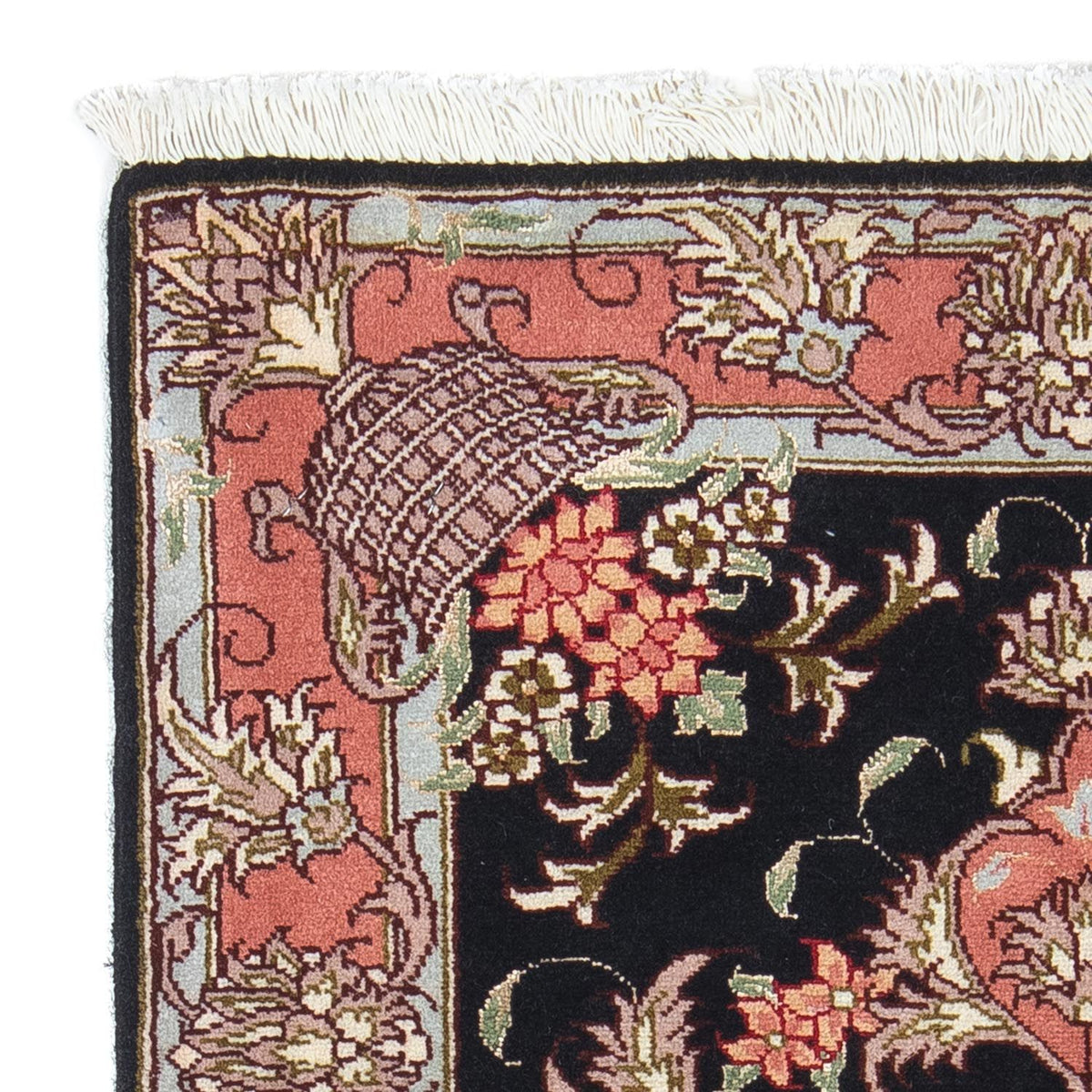 Perzisch tapijt - Tabriz - Royal - 90 x 60 cm - donkerblauw