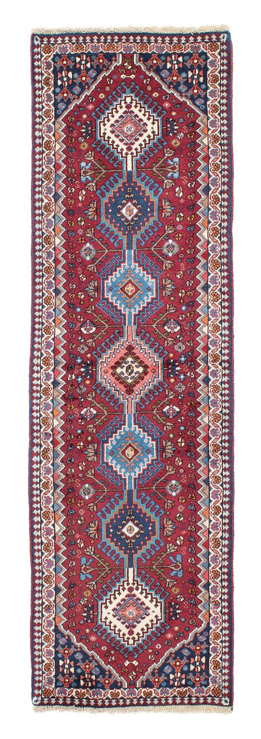 Loper Perzisch Tapijt - Nomadisch - 194 x 60 cm - donkerrood
