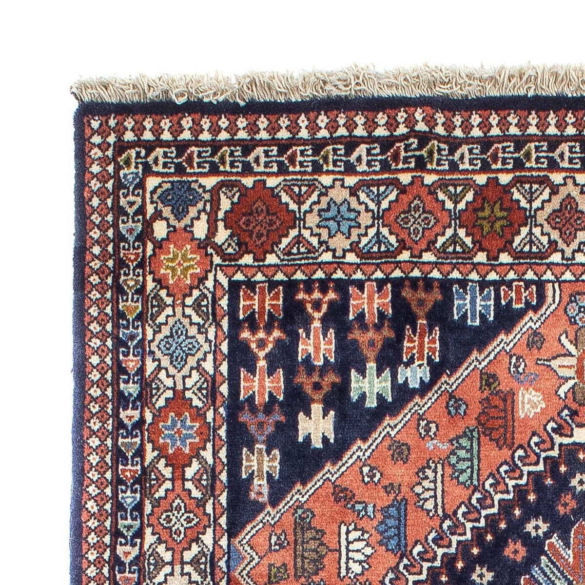 Perzisch Tapijt - Nomadisch - 160 x 100 cm - donkerblauw