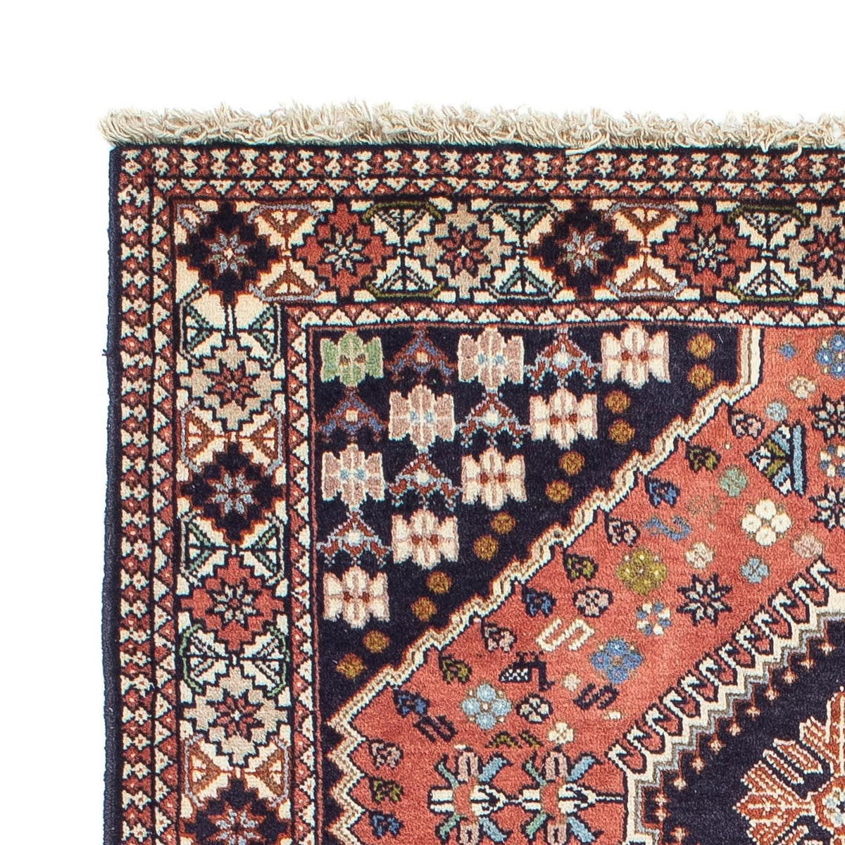 Perzisch Tapijt - Nomadisch - 150 x 100 cm - donkerblauw