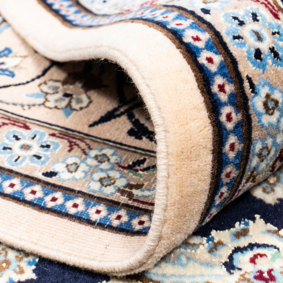 Perzisch tapijt - Nain - Koninklijk - 290 x 200 cm - zwart