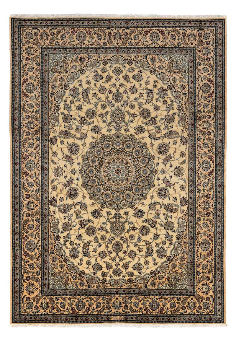 Perzisch tapijt - Nain - Koninklijk - 345 x 246 cm - beige
