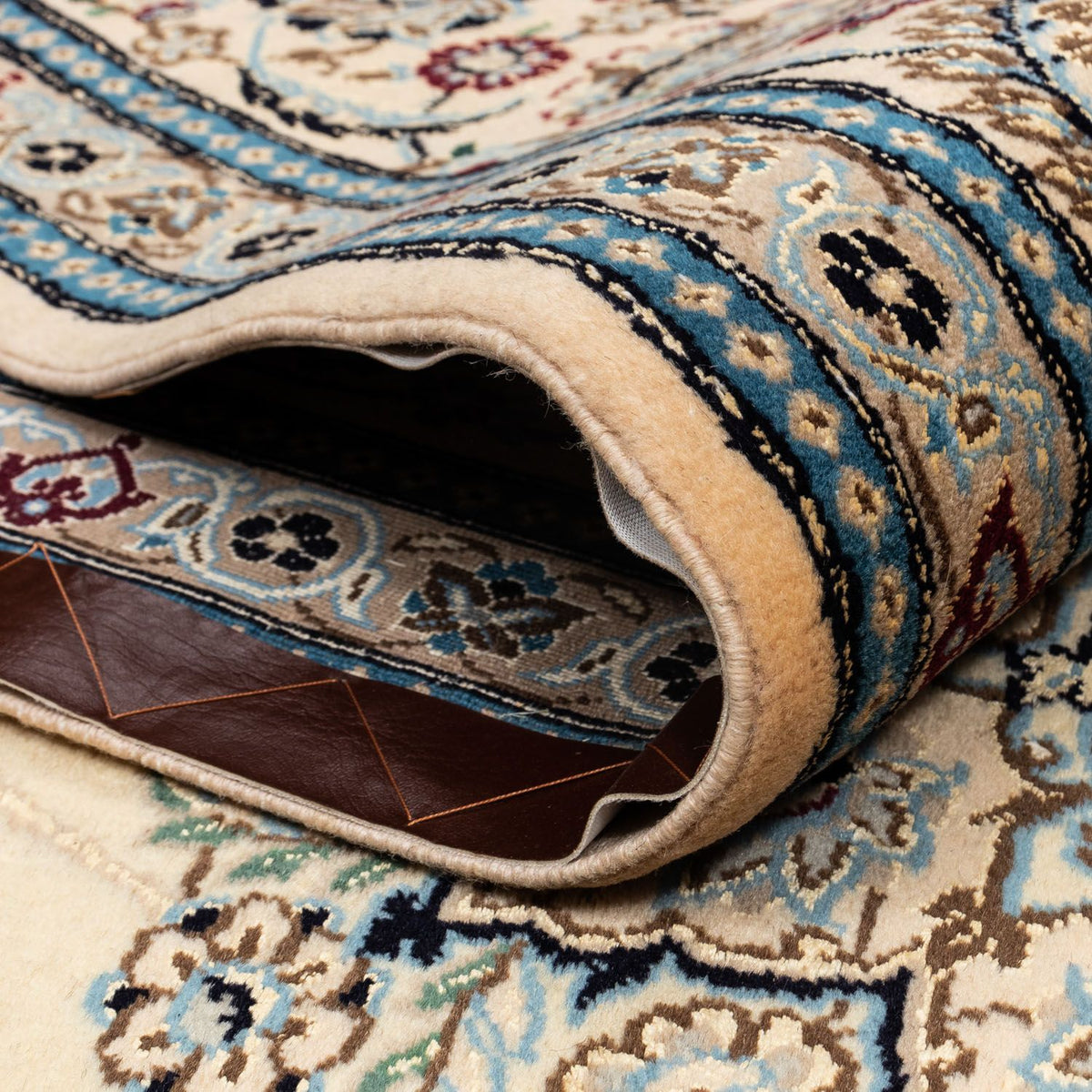 Perzisch tapijt - Nain - Koninklijk - 345 x 246 cm - beige