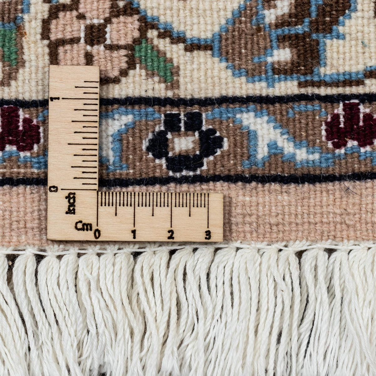 Perzisch tapijt - Nain - Koninklijk - 345 x 255 cm - blauw