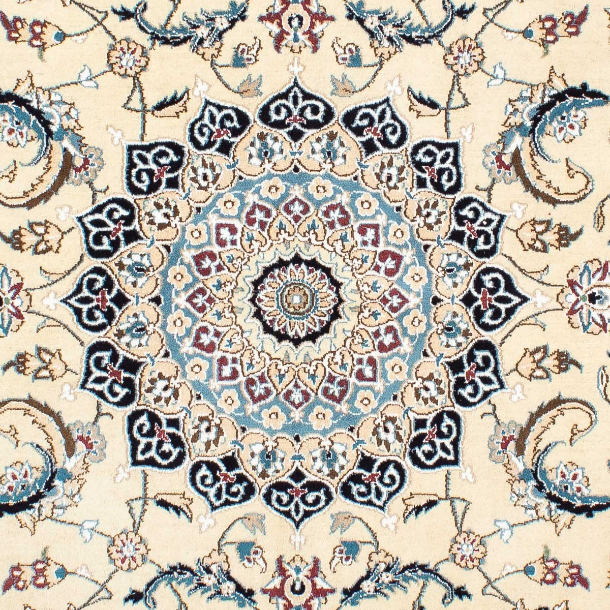 Perzisch tapijt - Nain - Koninklijk - 234 x 163 cm - beige