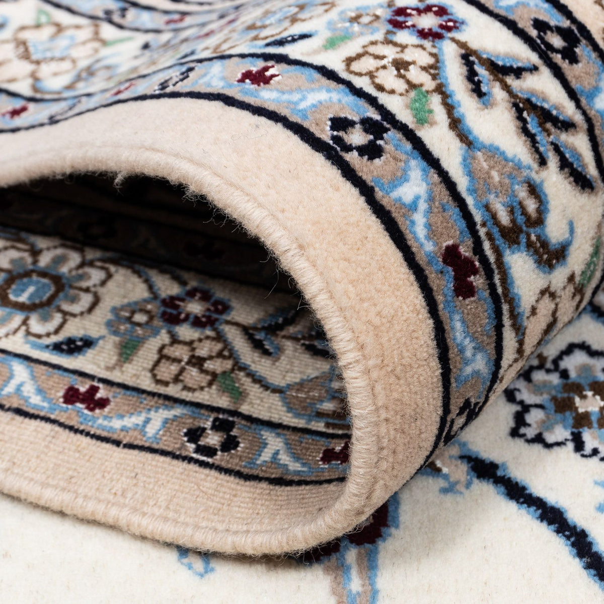 Perzisch tapijt - Nain - Koninklijk - 344 x 247 cm - beige