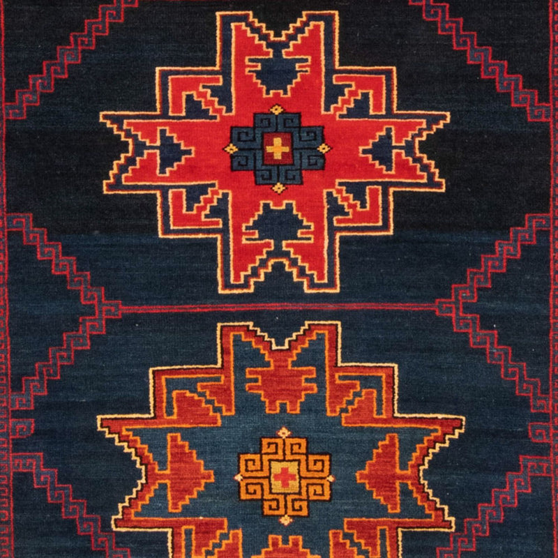 Perzisch Tapijt - Nomadisch - 173 x 128 cm - donkerblauw