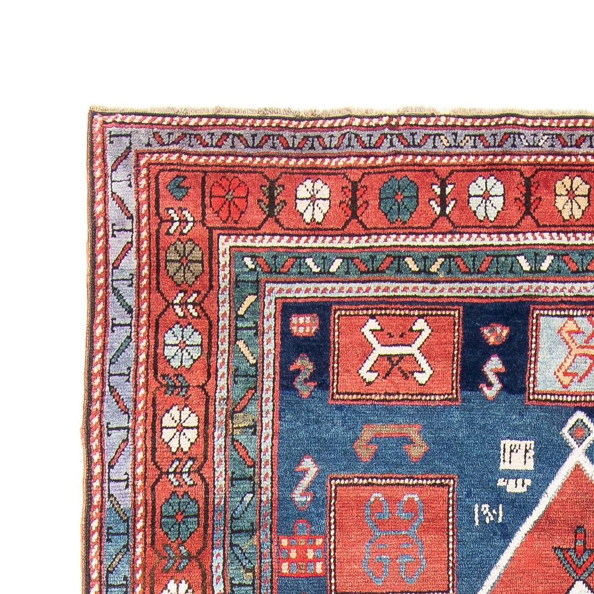 Loper Perzisch Tapijt - Nomadisch - 380 x 170 cm - donkerblauw