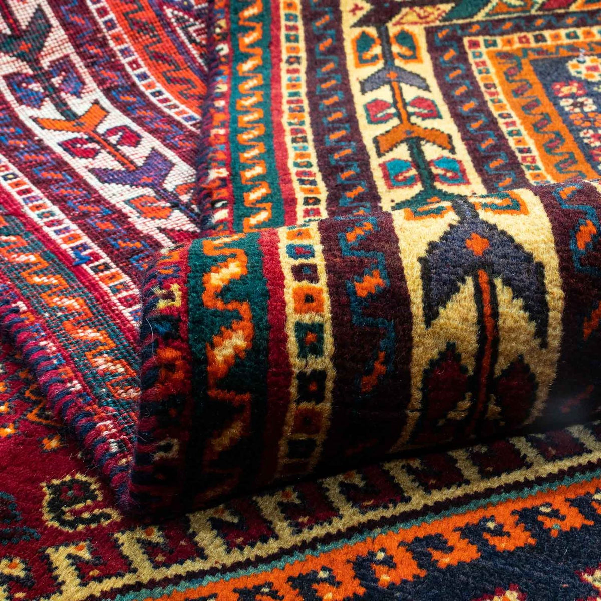 Perzisch Tapijt - Nomadisch - 271 x 152 cm - donkerrood