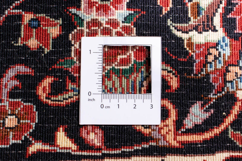 Perzisch tapijt - Bijar rond  - 247 x 247 cm - donkerrood