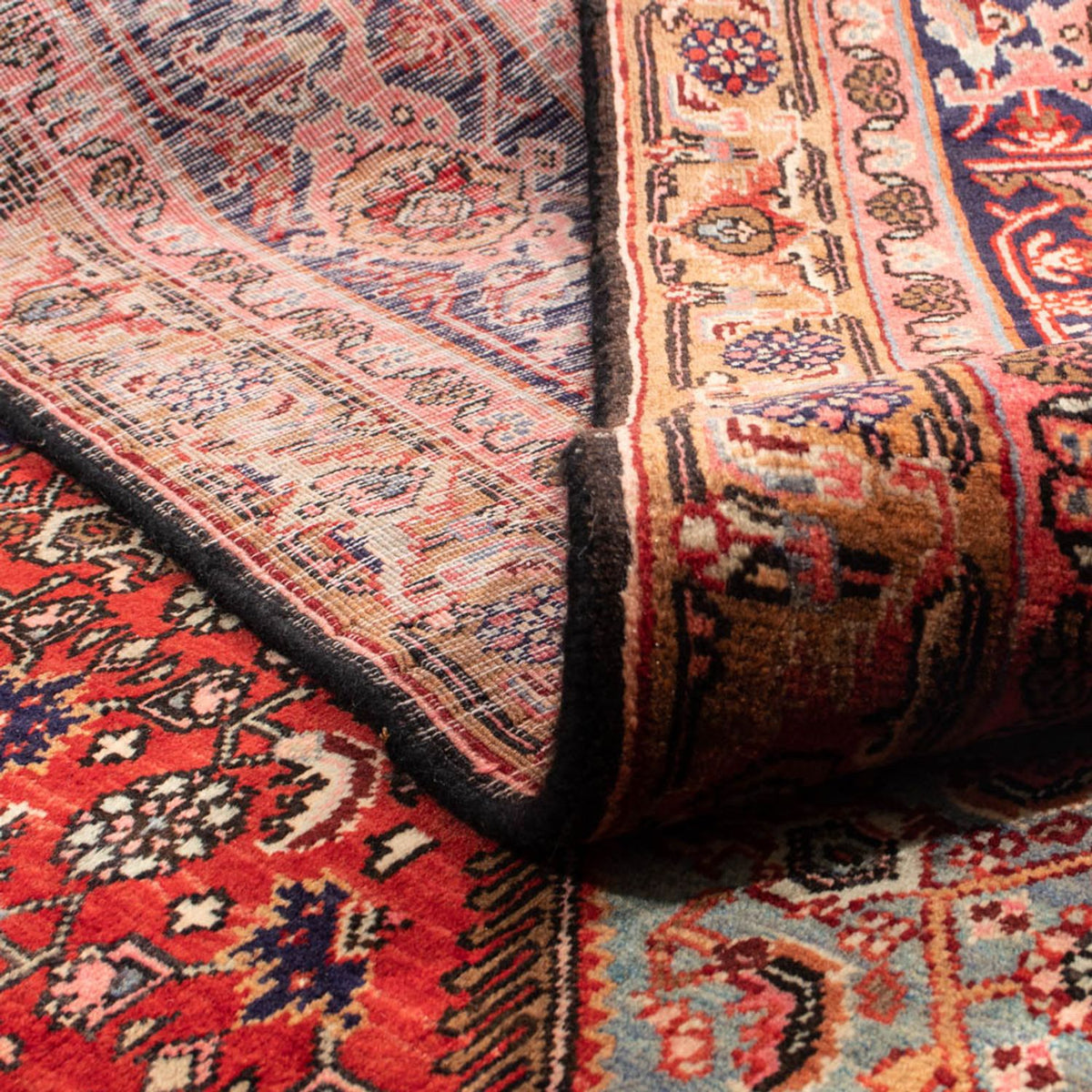 Perzisch tapijt - Bijar - 332 x 228 cm - donkerrood